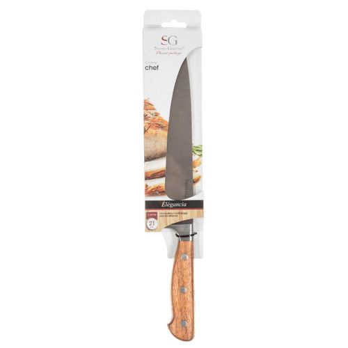 Couteau De Chef Acier - Lame 22 Cm Elegancia