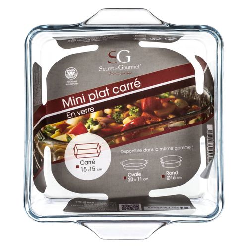 Petits Plat Carré Verre