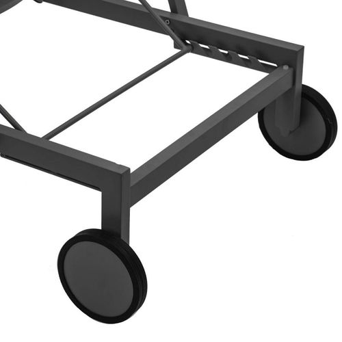 Transat Ocala Inclinable Anthracite/graphite Hespéride