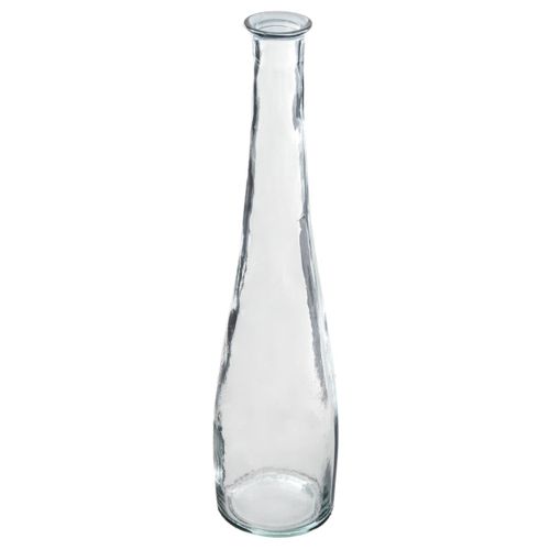 Vase Long Verre Recyclé H 80 Transparent - Atmosphera