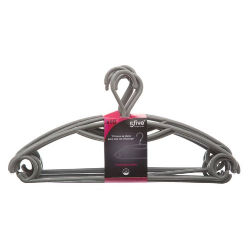 Lot De 10 Cintres Crochets Rotatifs