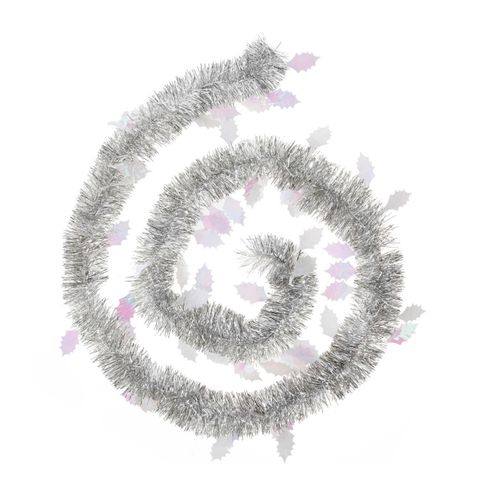 Guirlande De Noël Large 15 Cm Déco Feuilles De Houx Longueur 2 Mètres