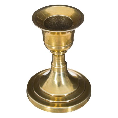 Bougeoir Chandelier En Métal Doré H 7,5 Cm