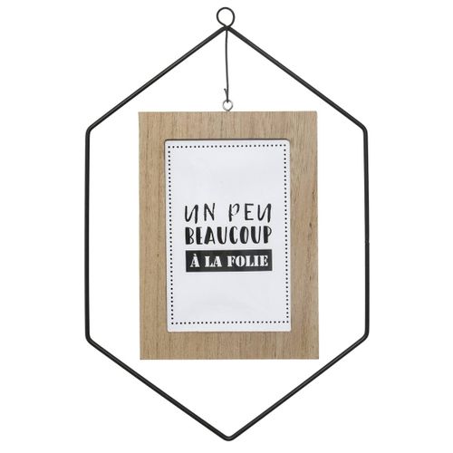 Cadre Photo En Métal Et Bois Pour Photo 10 X 15 Cm