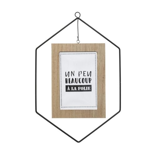 Cadre Photo En Métal Et Bois Pour Photo 10 X 15 Cm