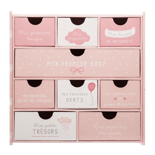 Coffret Naissance 9 Tiroirs
