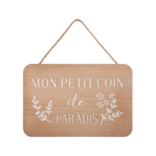 Plaque De Porte En Bois 25 X 17 Cm