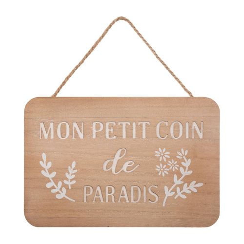 Plaque De Porte En Bois 25 X 17 Cm
