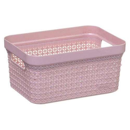 Panier En Plastique 17l "scandinave" Gris