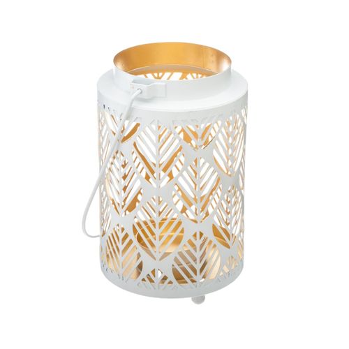 Lanterne Design En Métal H 13.5 Cm
