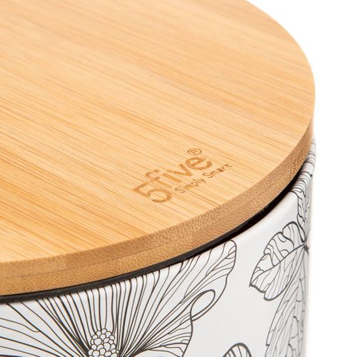 Poubelle Blackflora 3l En Bambou Et Métal