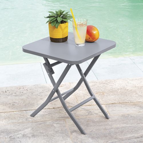 Table D'appoint Pliante 40x40 Greensboro Quartz Hespéride