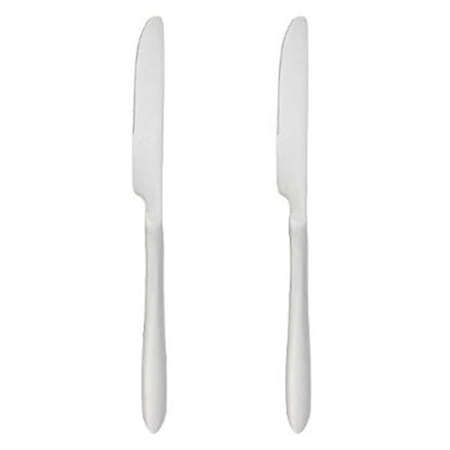 Lot De 2 Couteaux Inox "nevis" 23cm Argent