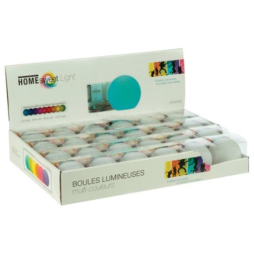 Boule LED - Blanc - D7 - 8 Cm