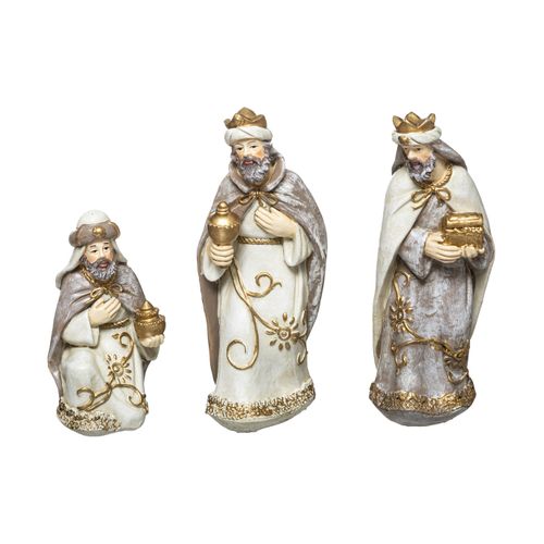 Crèche De Noël En Bois Avec 11 Santons