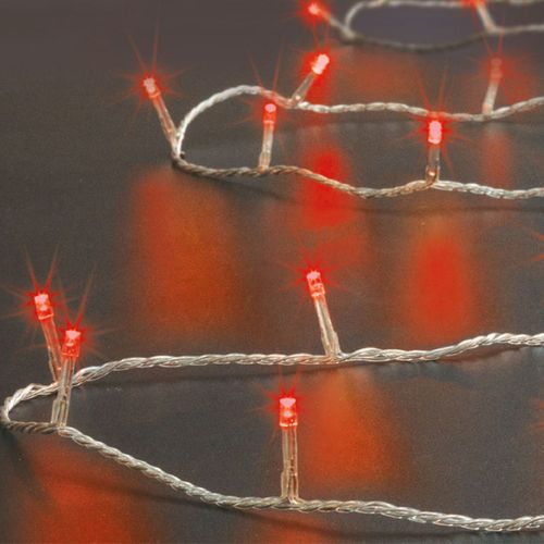 Guirlande Lumineuse Extérieur 50 Mètres 500 LED Rouge 8 Jeux De Lumière