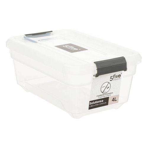 Boîte En Plastique Transparente 4l Solutions+