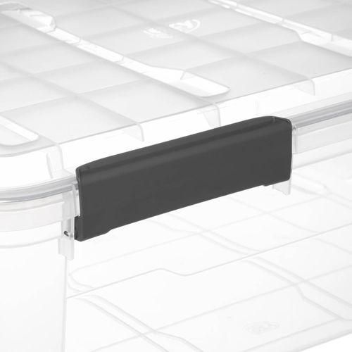 Boîte De Rangement En Polypropylène Transparent 32l Fermeture à Clip