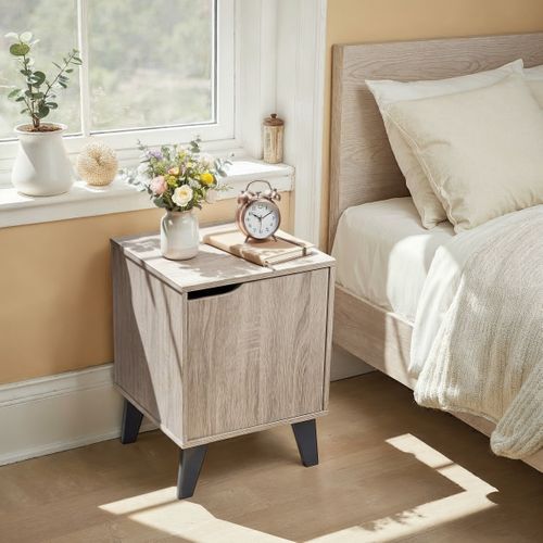 Chevet 1 porte CEDA imitation chêne