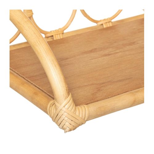 Étagère Murale Enfant En Rotin 57 X 24 Cm