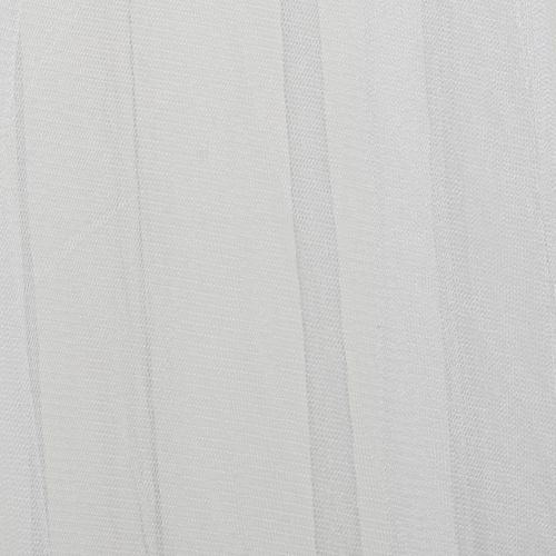 Ciel De Lit Blanc Avec Bordure Dorée D 40 X H 230 Cm