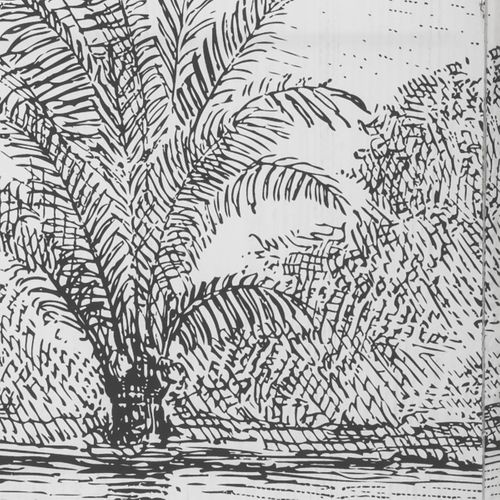 Paravent "cuba" - Tissu Imprimé H170 Cm