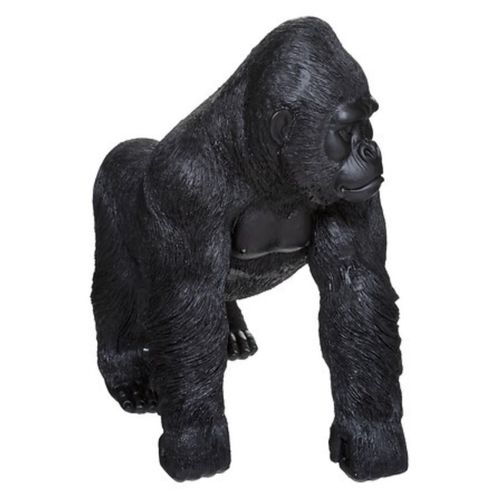 Statue gorille résine H. 35 cm SAM Noir