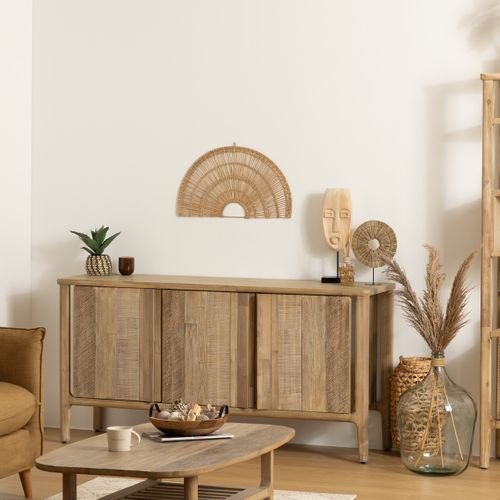 Décoration Murale En Seagrass  60 X 35 Cm