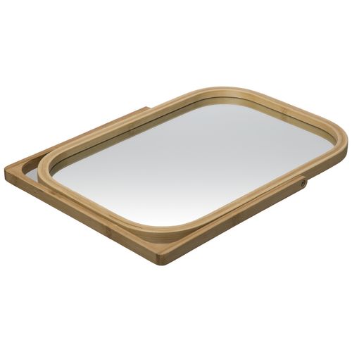 Miroir à poser pivot 39x28 cm - Beige