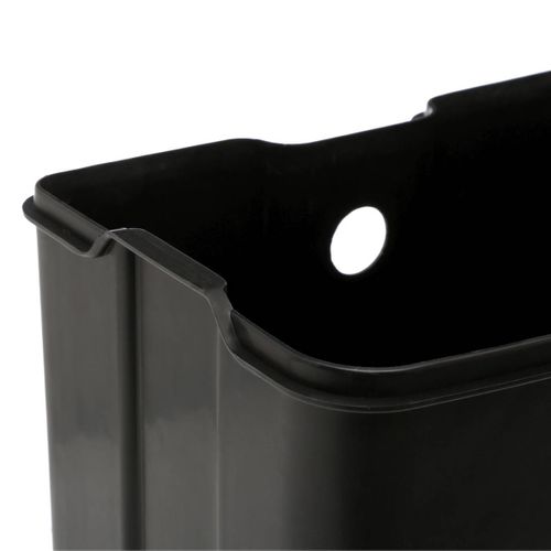 Poubelle à Pédale 6l En Métal Inox Avec Couvercle Frein De Chute