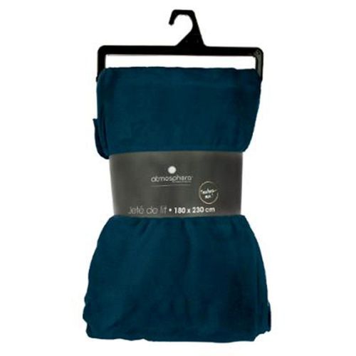 Plaid Flanelle Bleu Égéen 180 X 230 Cm