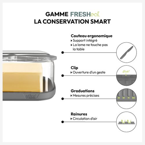 Beurrier Avec Couteau Gris Fresh Eat