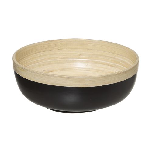 Saladier En Bambou D 20 Cm Noir Charbon