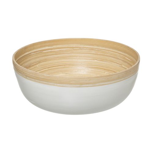 Saladier En Bambou D 30 Cm Blanc