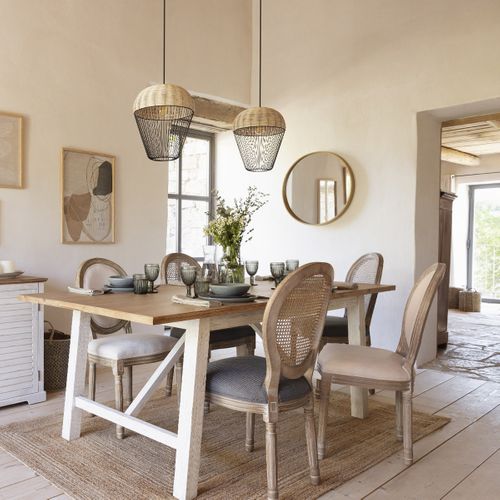 Miroir Mural En Bois D 68 Cm