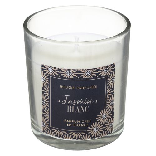 Bougie Parfumée Cloche "loli" 130g Jasmin Blanc