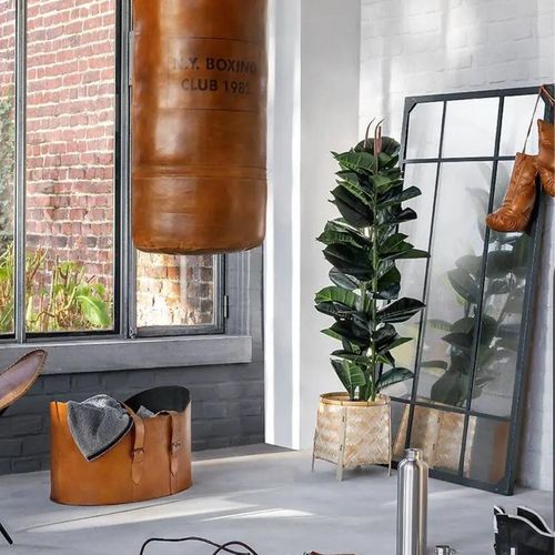 Plante Artificielle Ficus Robusta En Pot H 120 Cm