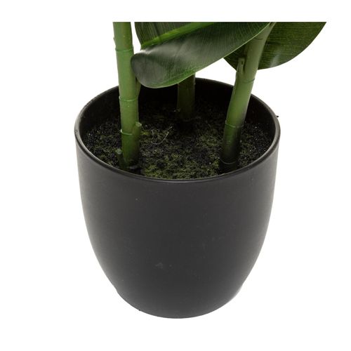 Plante Artificielle Ficus Robusta En Pot H 120 Cm