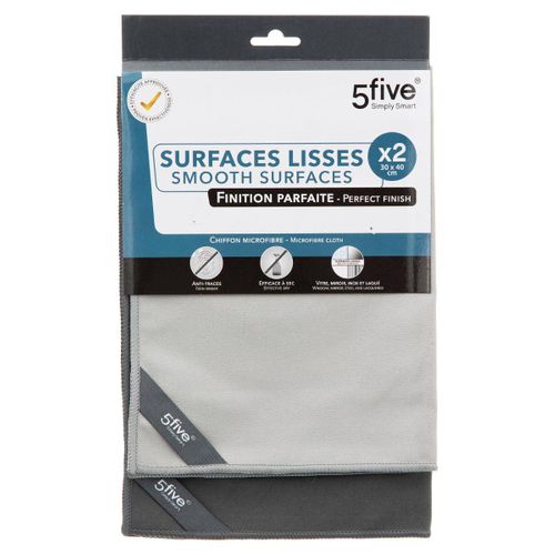 2 Chiffons Microfibre 30x40cm