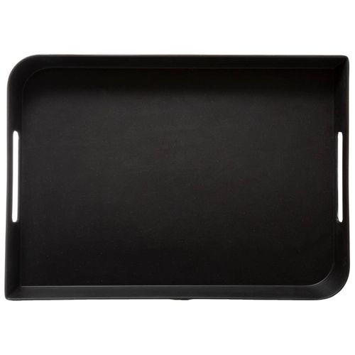 Plateau En Mélamine 35 X 25 Cm Noir Charbon