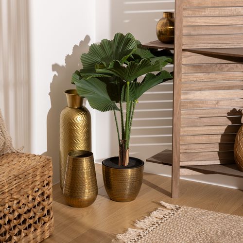 Cache-pot métal D. 18 cm OASIS Doré