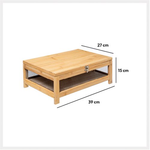 Cave À Fromage et Plateau "bambou" 39cm Naturel