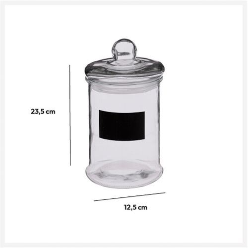 Bonbonnière En Verre Avec Ardoise 12l