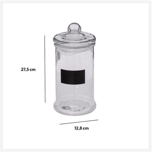 Bonbonnière En Verre Avec Ardoise 16l