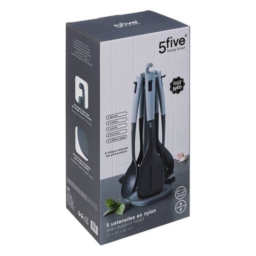 Lot De 5 Ustensiles Avec Support Néo