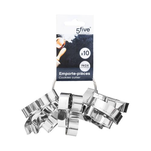 Lot De 10 Emporte-pièces En Acier