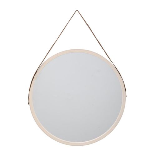 Miroir Mural En Bambou D 38 Cm