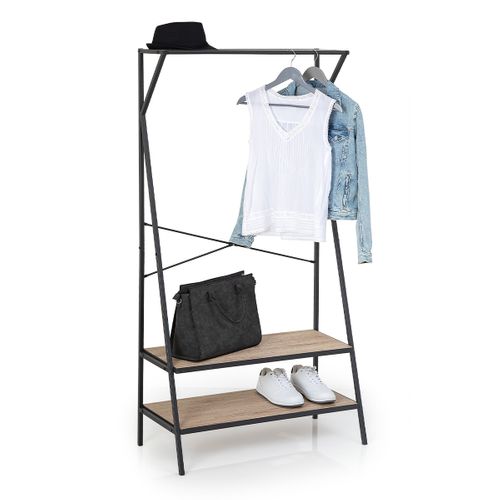 Vestiaire Design Industriel Jano - L. 80 X H. 160 Cm - Noir