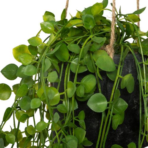Plante Artificielle à Suspendre Pot En Ciment