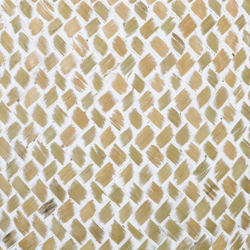 Panier De Rangement En Seagrass Blanchi Avec Franges Macramé